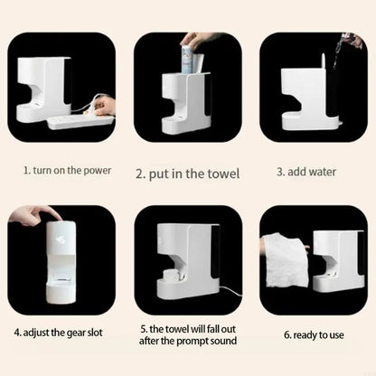 Bathroom Quick Heating Towel Warmers Machine Wet Tissue Heater For Quickly Warmth And Relaxing Face Care Easy to Use P9YB